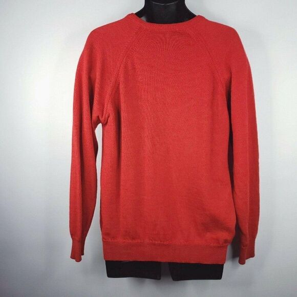 Vintage Wool V-Neck Sweater Red Australia Australian Flag Embroidered XL - Picture 4 of 5